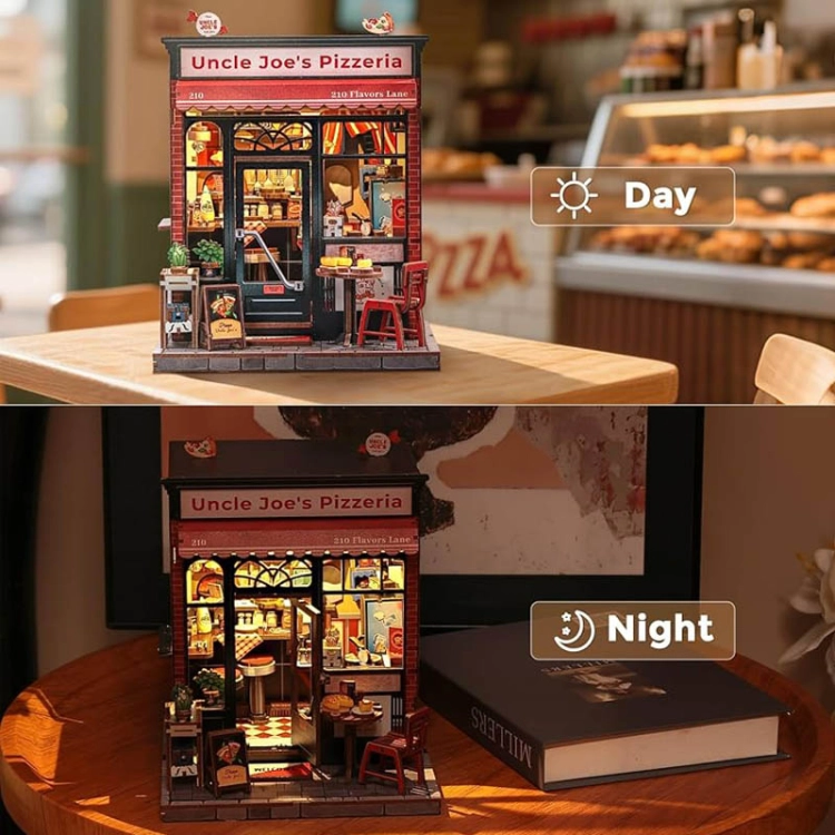 Miniaturowy domek Book Nook - Smak Neapolu w NYC