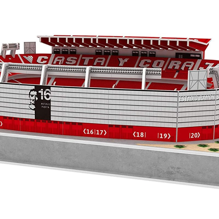Stadion piłkarski LED Sewilla FC - R.Sanchez Pizjuan - Puzzle 3D 100 elementów - model klubowy