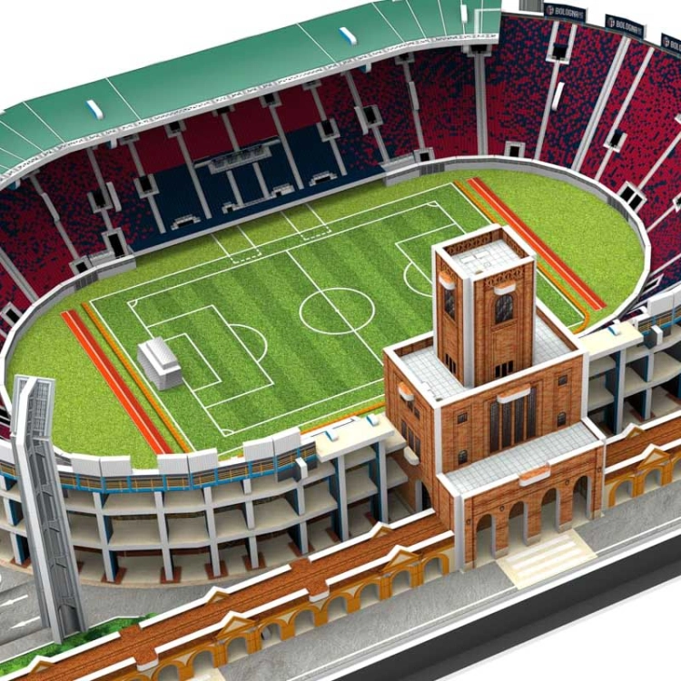 Stadion piłkarski Bologna FC - Weareone Renato dall'Ara - Puzzle 3D 122 elementy - model klubowy