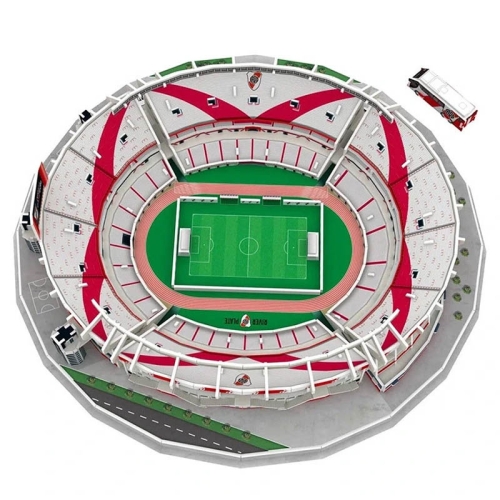 Stadion piłkarski River Plate FC - El Monumental A.Vespucio Liberti - Puzzle 3D 99 elementów - model klubowy