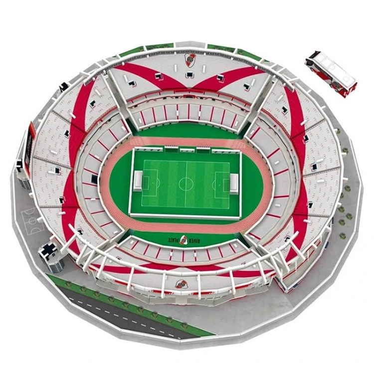 Stadion piłkarski River Plate FC - El Monumental A.Vespucio Liberti - Puzzle 3D 99 elementów - model klubowy