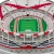 Stadion piłkarski River Plate FC - El Monumental A.Vespucio Liberti - Puzzle 3D 99 elementów - model klubowy