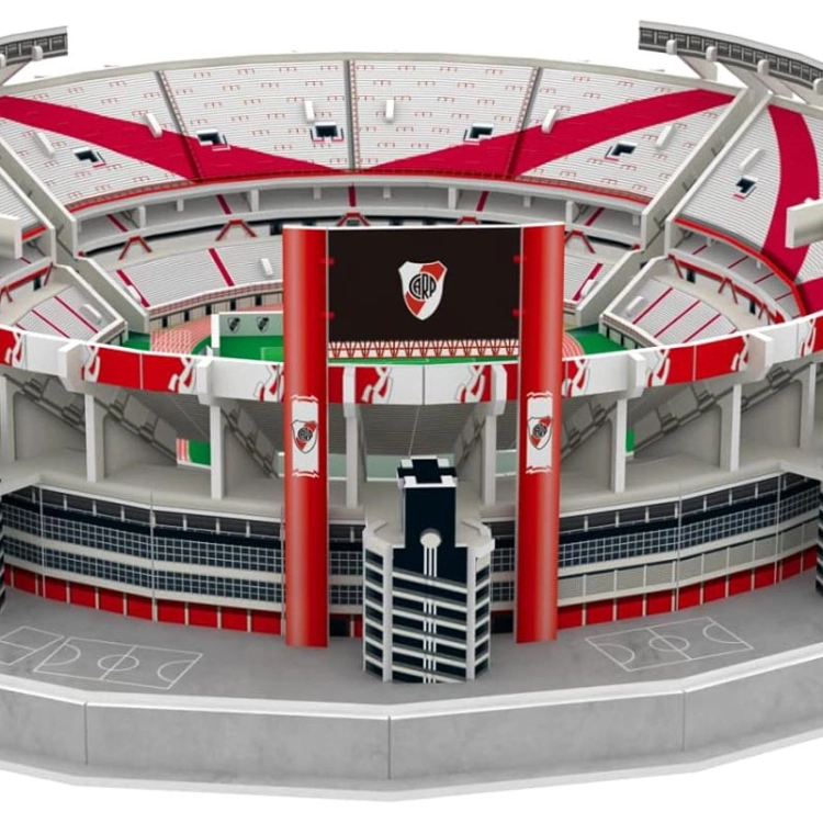 Stadion piłkarski River Plate FC - El Monumental A.Vespucio Liberti - Puzzle 3D 99 elementów - model klubowy
