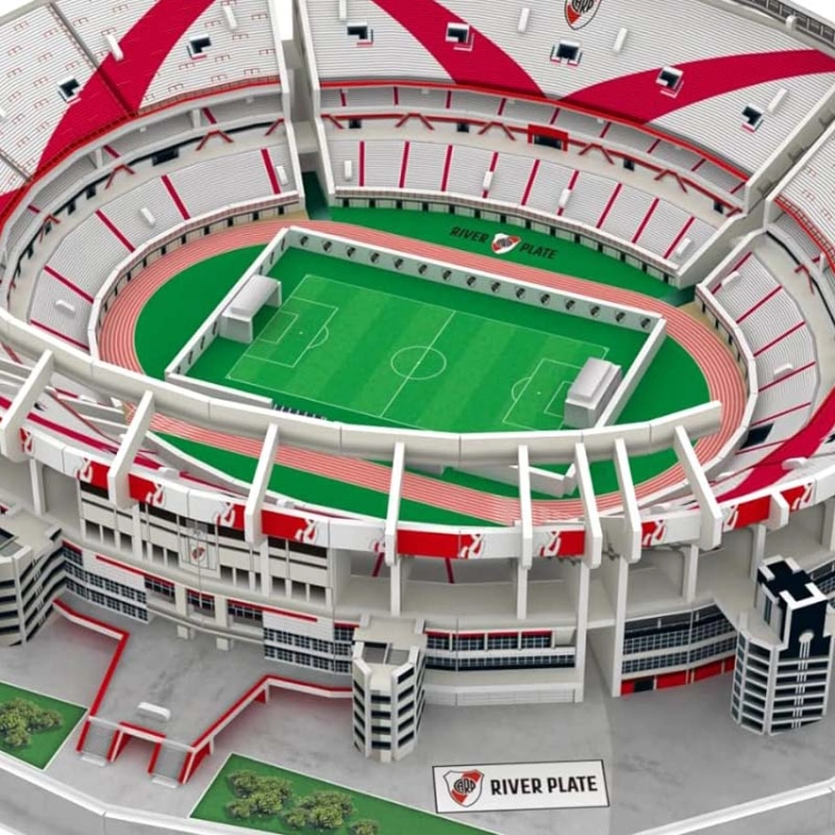 Stadion piłkarski River Plate FC - El Monumental A.Vespucio Liberti - Puzzle 3D 99 elementów - model klubowy
