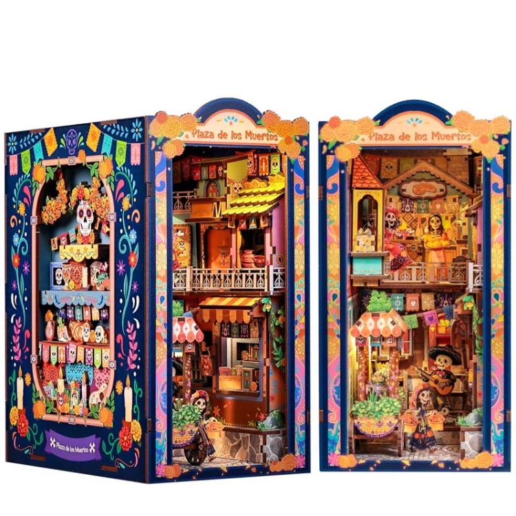 Miniaturowy domek Book Nook - Fiesta po lampionami