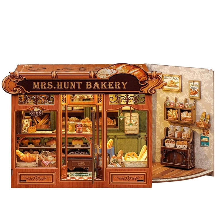 Miniaturowy domek Book Nook - Piekarnia Pani Hunt