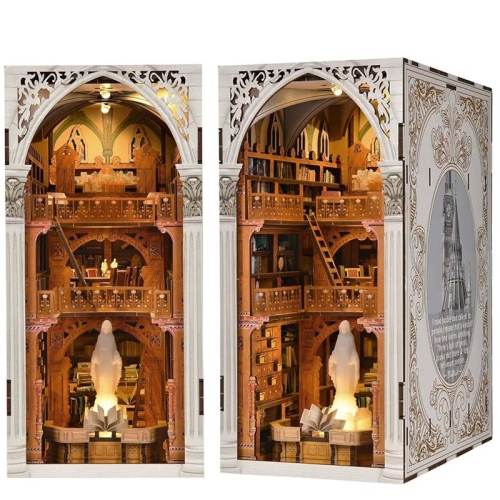 Miniaturowy domek Book Nook - Biblioteka Opactwa