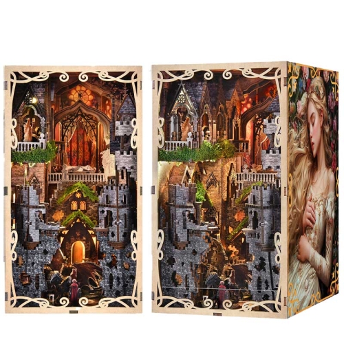 Miniaturowy domek Book Nook - Zamek Smoka