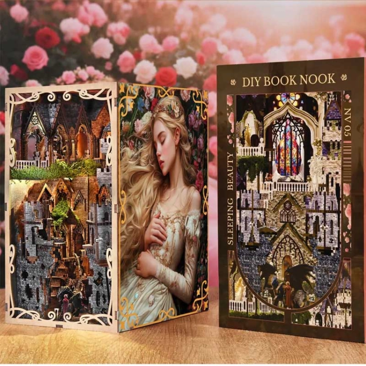 Miniaturowy domek Book Nook - Zamek Smoka