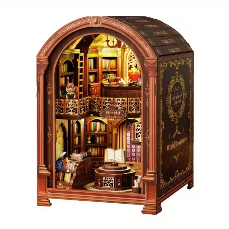 Miniaturowy domek Book Nook - Leśna księgarnia