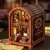 Miniaturowy domek Book Nook - Leśna księgarnia