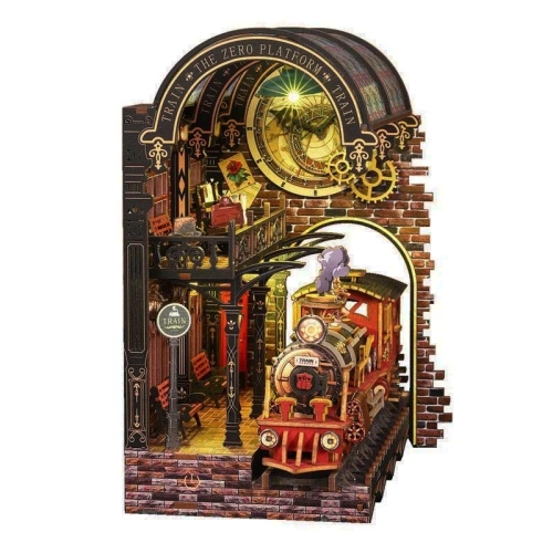 Miniaturowy domek Book Nook - Ekspres do świata magii