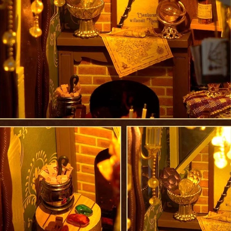 Miniaturowy domek Book Nook - Wielka sala