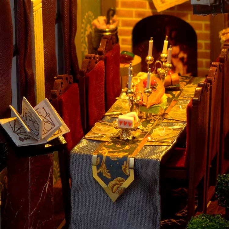 Miniaturowy domek Book Nook - Wielka sala