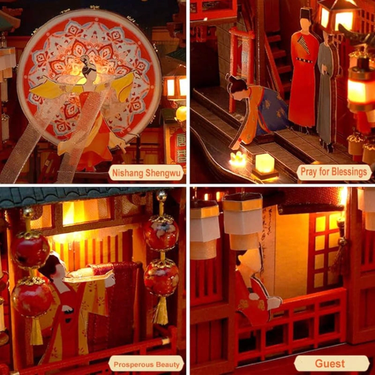 Miniaturowy domek Book Nook - Imperium Dynastii Tang