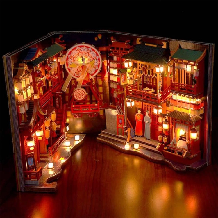 Miniaturowy domek Book Nook - Imperium Dynastii Tang