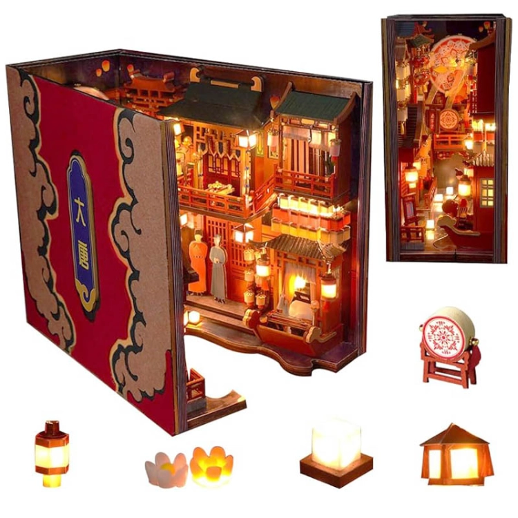 Miniaturowy domek Book Nook - Imperium Dynastii Tang