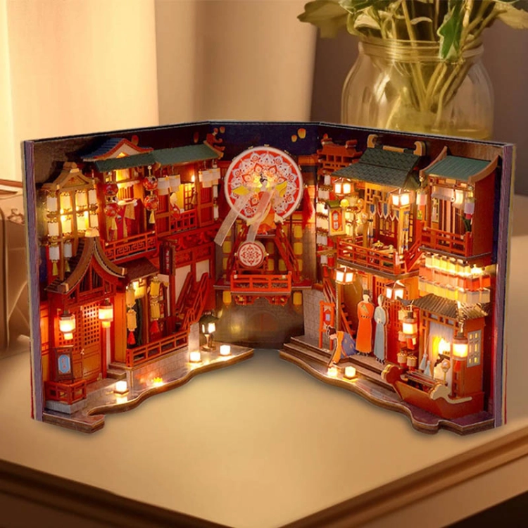 Miniaturowy domek Book Nook - Imperium Dynastii Tang