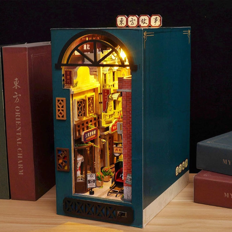 Miniaturowy domek Book Nook - Brama do Chin