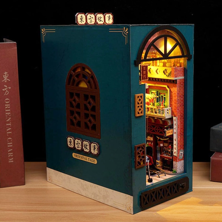 Miniaturowy domek Book Nook - Brama do Chin