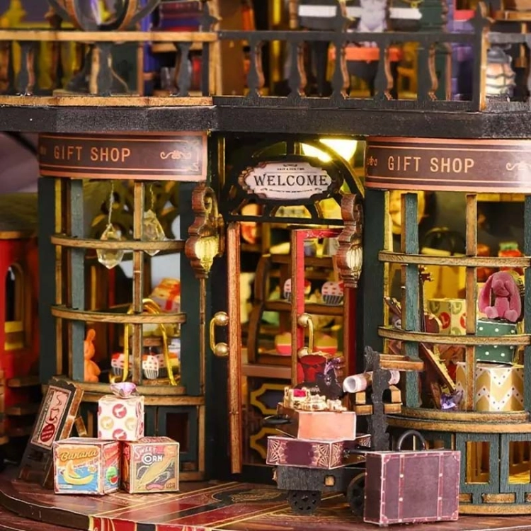 Miniaturowy domek - Stacja zaginionego czasu