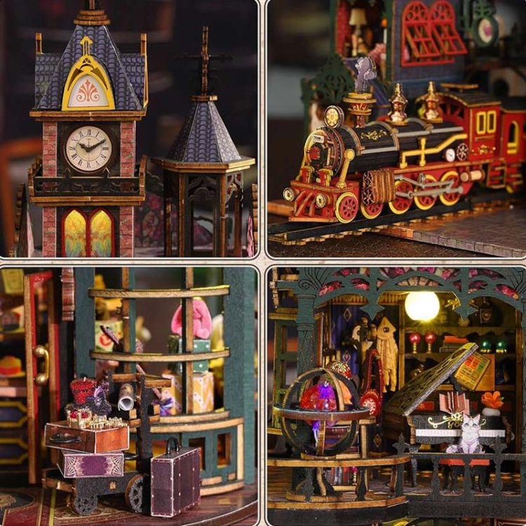 Miniaturowy domek - Stacja zaginionego czasu