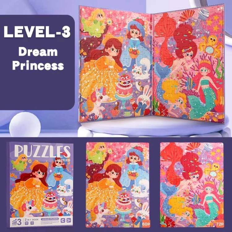 Puzzle magnetyczne - Poziom 3 - Księżniczki