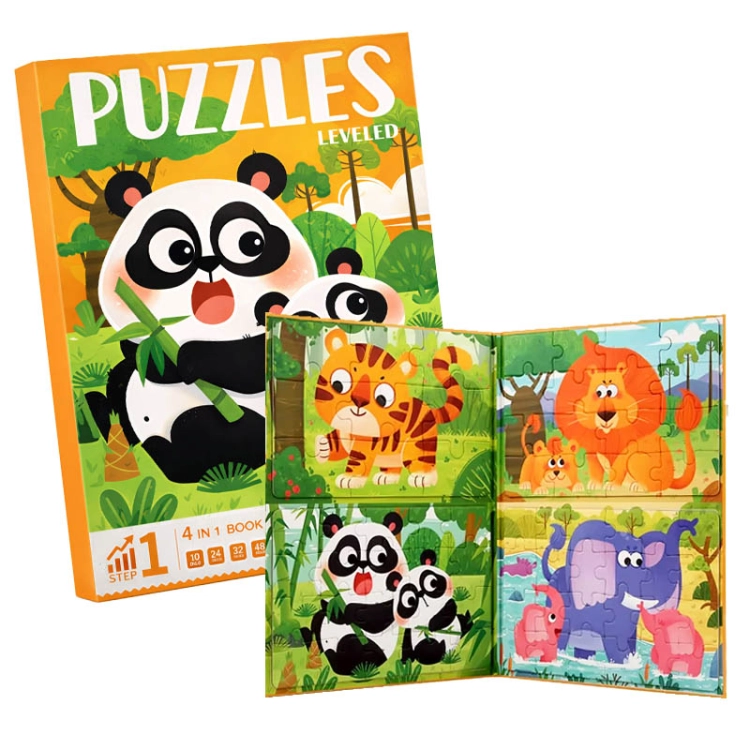 Puzzle magnetyczne - Poziom 1 - Zwierzęta