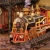 Miniaturowy domek Book Nook - Ekspres do świata magii
