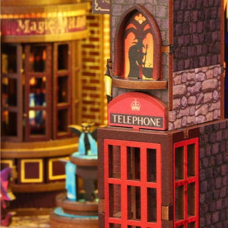 Miniaturowy domek Book Nook - Miasteczko ukrytych czarów