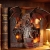 Miniaturowy domek Book Nook - Tron Władcy Mieczy
