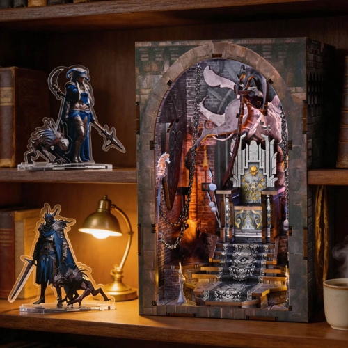 Miniaturowy domek Book Nook - Tron Władcy Czaszek