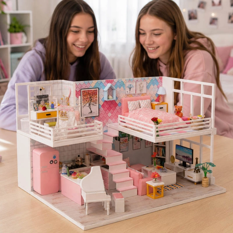 Miniaturowy domek - Nocowanki z Best Team