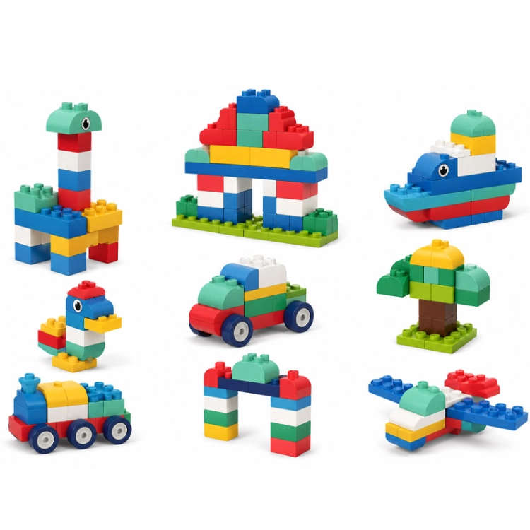 SOFT blocks - miękkie klocki konstrukcyjne 120 elementów