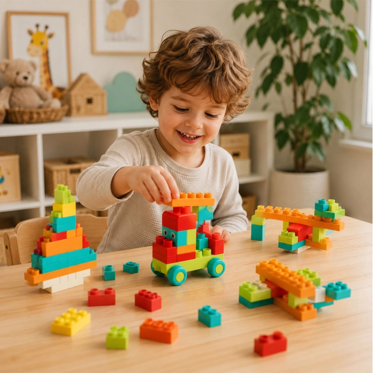 SOFT blocks - miękkie klocki konstrukcyjne 62 elementy
