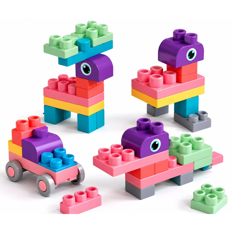 SOFT blocks - miękkie klocki konstrukcyjne 20 elementów