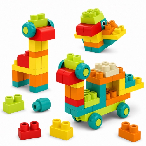SOFT blocks - miękkie klocki konstrukcyjne 42 elementy