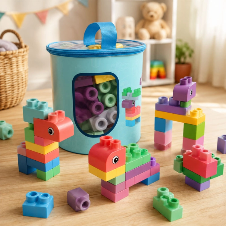 SOFT blocks - miękkie klocki konstrukcyjne 30 elementów