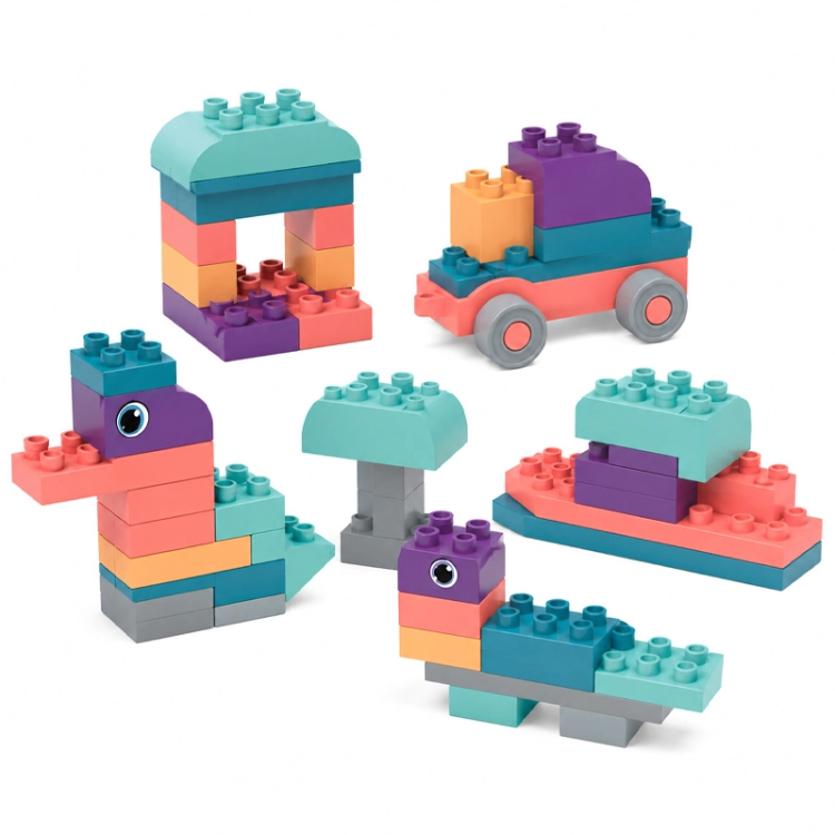 SOFT blocks - miękkie klocki konstrukcyjne 40 elementów