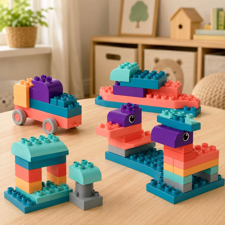 SOFT blocks - miękkie klocki konstrukcyjne 40 elementów