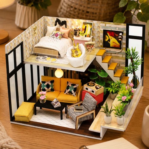 Miniaturowy domek Duńskie hygge