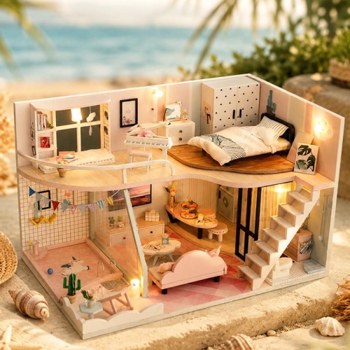 Miniaturowy domek - Słoneczne wakacje