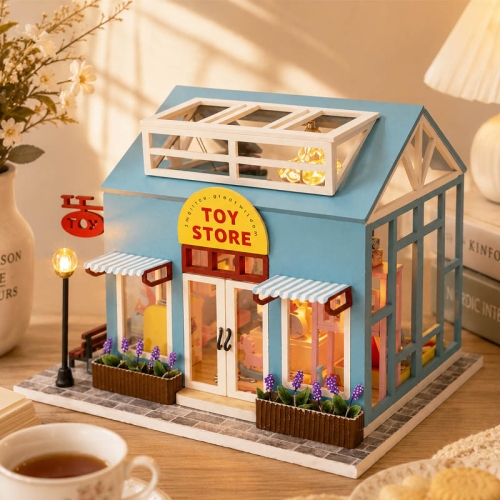 Miniaturowy domek - Sklep z zabawkami