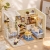 Miniaturowy domek DIY - Fiołkowa weranda