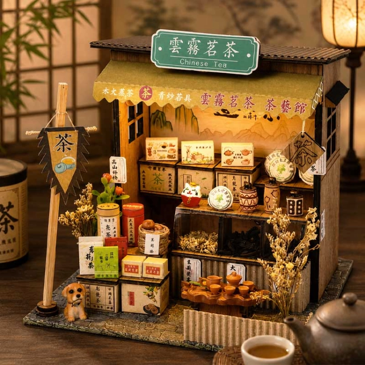 Miniaturowy domek - Chińska herbata