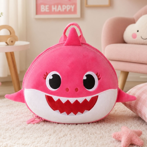Plecaczek dziecięcy Supercute - Baby shark różowy