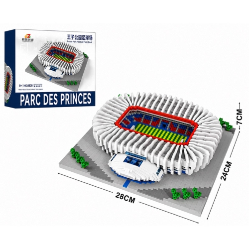 Stadion piłkarski - PARC DES PRINCESS - 3778 elementów