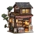 Miniaturowy domek Book Nook - Kioto market
