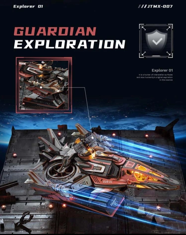 Steam 3D puzzle - Explorer 01 Cyberpunk