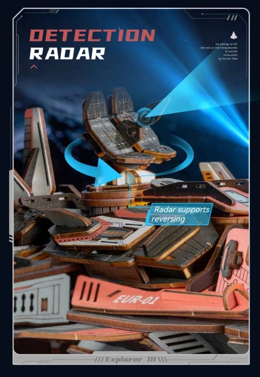 Steam 3D puzzle - Explorer 01 Cyberpunk